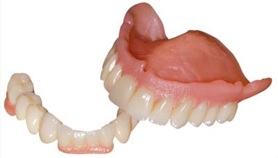 Complete full dentures