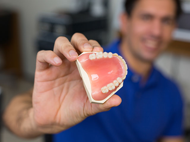 What is an equilibrated denture?